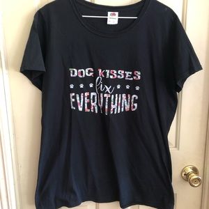 Ladies T-Shirt, XXL, Black